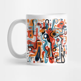 Mid Century Abstract Jazz Mug